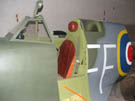 Supermarine Spitfire replica cockpit